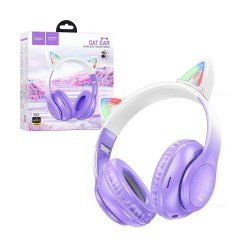 Hoco Cat Ear Wireless Headphones W42 Purple Grape Hoco Cat Ear Wireless Headphones W42 Purple Grape